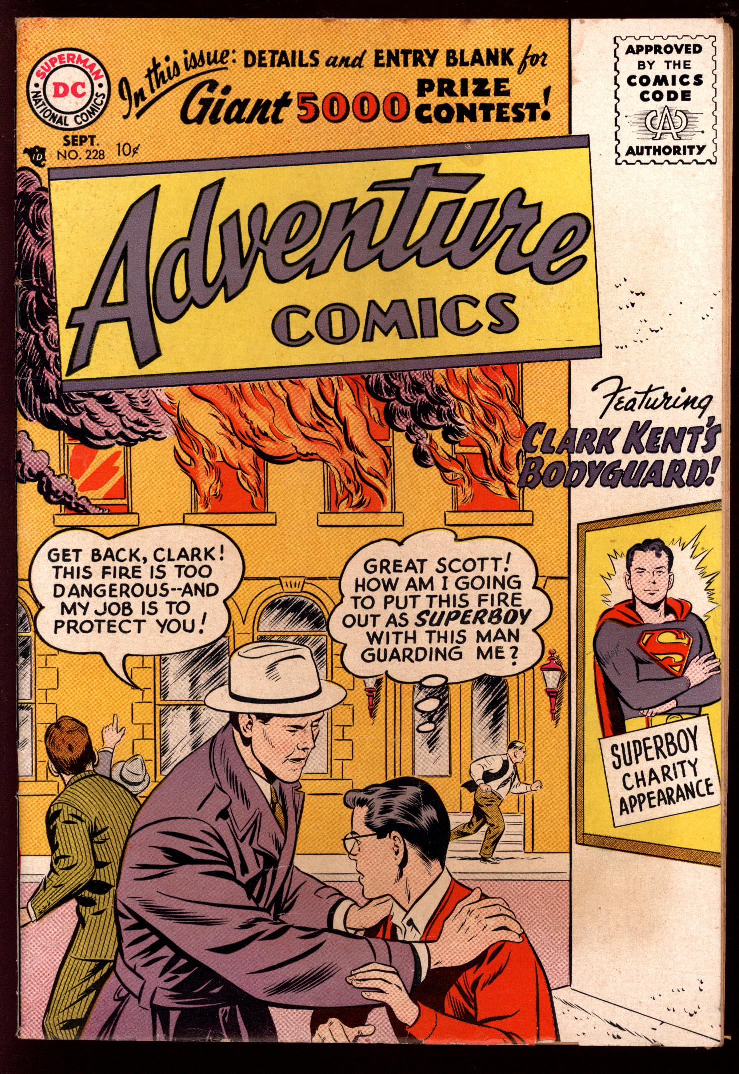 ADVENTURE COMICS Front Cover