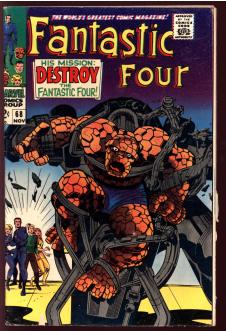 FANTASTIC FOUR #68 4.5 front cover