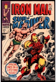 IRON MAN AND SUB-MARINER #1 5.0 front cover