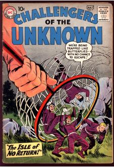 CHALLENGERS OF THE UNKNOWN #7 3.5 front cover