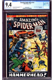 AMAZING SPIDER-MAN #114 CGC 9.4 OW/WH PAGES front cover