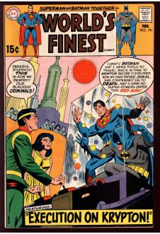 WORLD'S FINEST #191 6.5 front cover