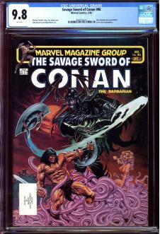SAVAGE SWORD OF CONAN #96 CGC 9.8 WHITE PAGES front cover