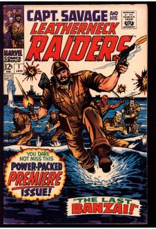 CAPTAIN SAVAGE #1 4.5 front cover