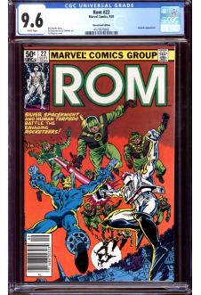 ROM #22 CGC 9.6 WHITE PAGES front cover