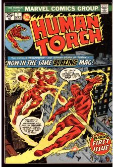 HUMAN TORCH #1 4.0 front cover