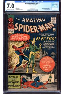 AMAZING SPIDER-MAN #9 CGC 7.0 OW/WH PAGES front cover