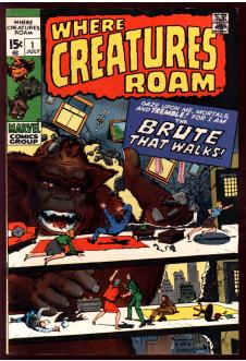 WHERE CREATURES ROAM #1 4.5 front cover