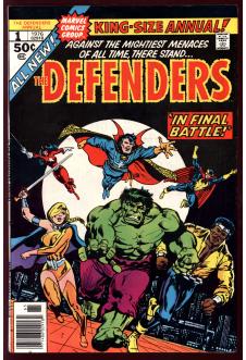 DEFENDERS ANNUAL #1 6.5 front cover