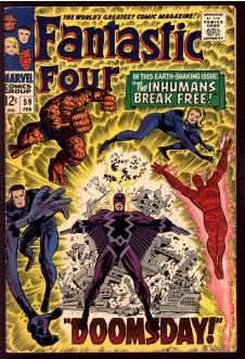 FANTASTIC FOUR #59 5.0 front cover