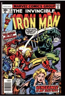 IRON MAN #97 8.0 front cover