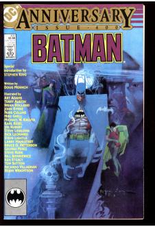 BATMAN #400 7.0 front cover
