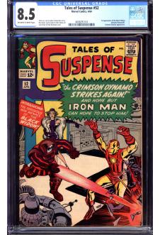 TALES OF SUSPENSE #52 CGC 8.5 OW/WH PAGES front cover