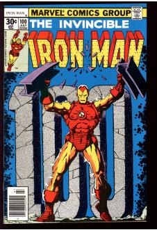 IRON MAN #100 8.0 front cover