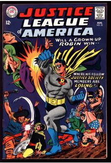 JUSTICE LEAGUE OF AMERICA #55 6.0 front cover