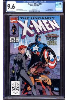 X-MEN #268 CGC 9.6 WHITE PAGES front cover