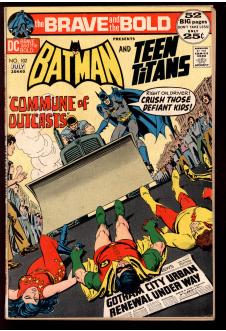 BRAVE AND THE BOLD #102 3.5 front cover