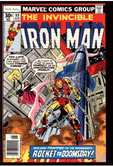 IRON MAN #99 9.0 front cover