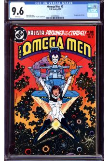OMEGA MEN #3 CGC 9.6 WHITE PAGES front cover