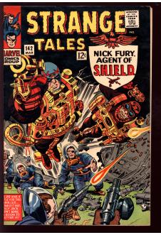 STRANGE TALES #142 8.0 front cover