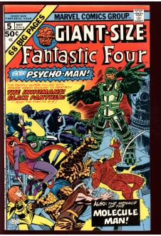 GIANT-SIZE FANTASTIC FOUR #5 5.5 front cover