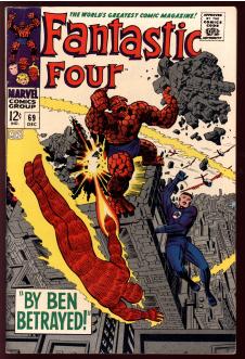 FANTASTIC FOUR #69 5.5 front cover