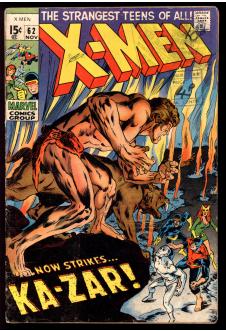 X-MEN #62 3.0 front cover