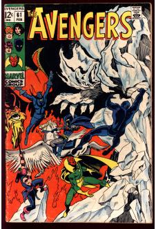 AVENGERS #61 3.5 front cover