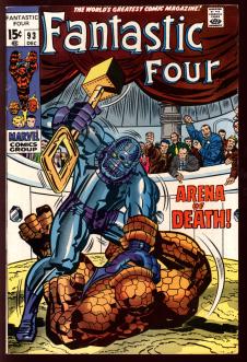 FANTASTIC FOUR #93 6.5 front cover