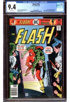 FLASH #243 CGC 9.4 WHITE PAGES front cover
