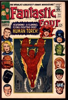 FANTASTIC FOUR #54 4.0 front cover