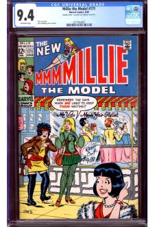 MILLIE THE MODEL #171 CGC 9.4 OW PAGES DOUBLE COVER front cover