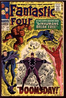 FANTASTIC FOUR #59 3.5 front cover