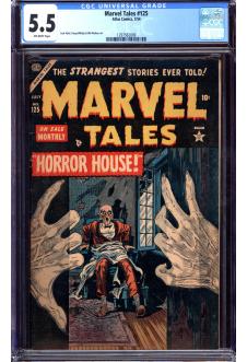 MARVEL TALES #125 CGC 5.5 OW PAGES front cover