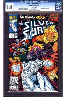 SILVER SURFER #V3 #74 CGC 9.8 WHITE PAGES front cover