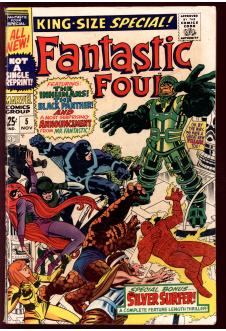 FANTASTIC FOUR ANNUAL #5 4.5 front cover