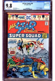 ALL-STAR COMICS #58 CGC 9.8 WHITE PAGES front cover