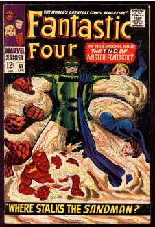 FANTASTIC FOUR #61 5.5 front cover
