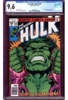INCREDIBLE HULK #225 CGC 9.6 WHITE PAGES front cover