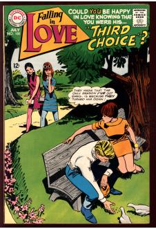 FALLING IN LOVE #100 7.5 front cover