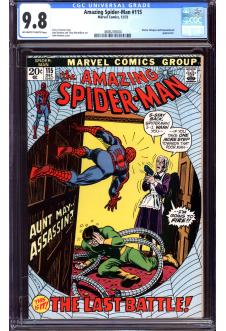 AMAZING SPIDER-MAN #115 CGC 9.8 OW/WH PAGES front cover