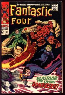 FANTASTIC FOUR #63 4.5 front cover