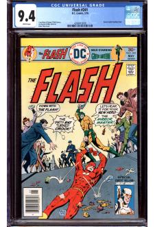 FLASH #241 CGC 9.4 WHITE PAGES front cover