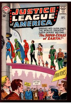 JUSTICE LEAGUE OF AMERICA #19 4.5 front cover
