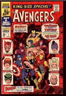 AVENGERS ANNUAL #1 4.5 front cover