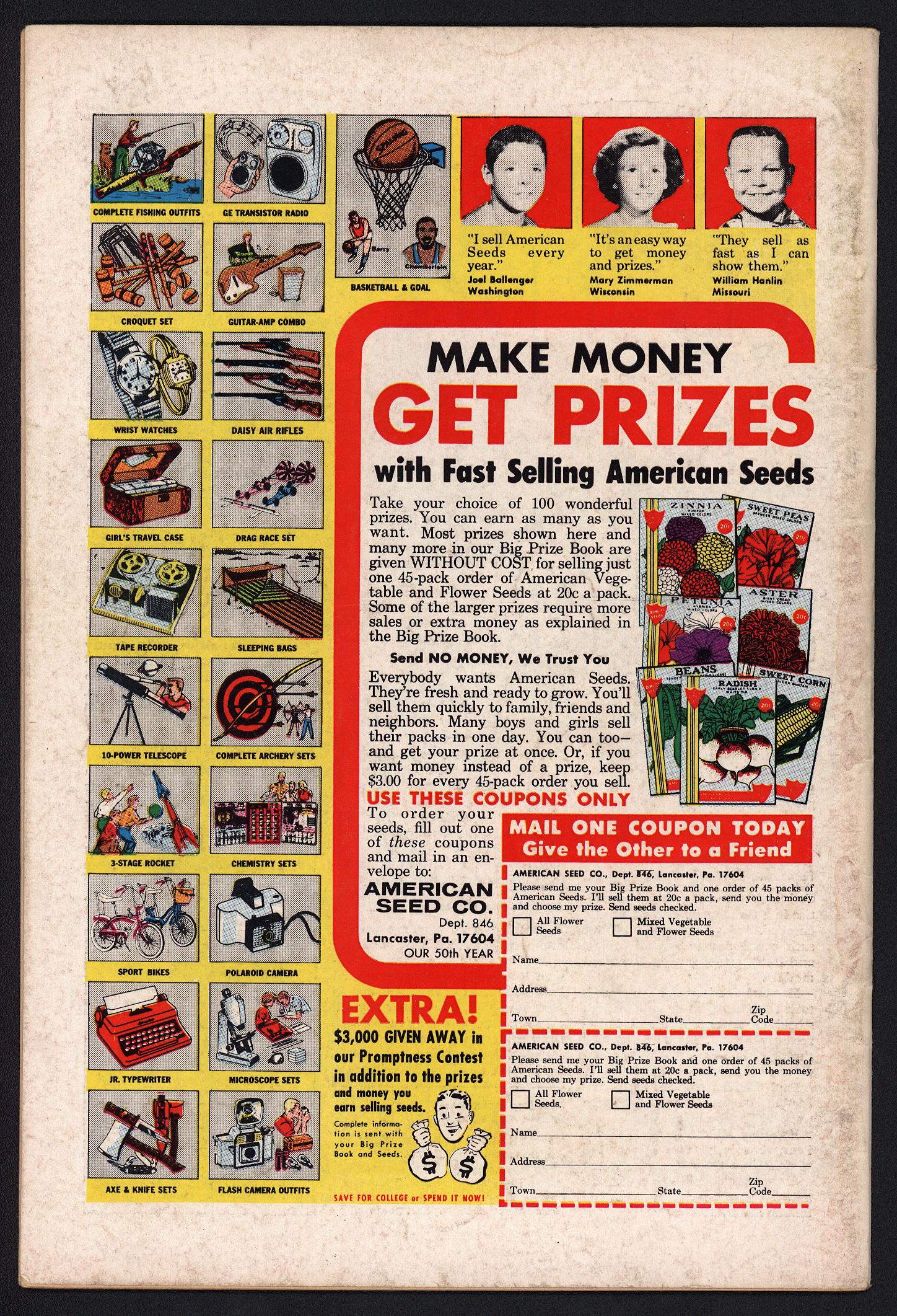 FANTASTIC FOUR Back Cover
