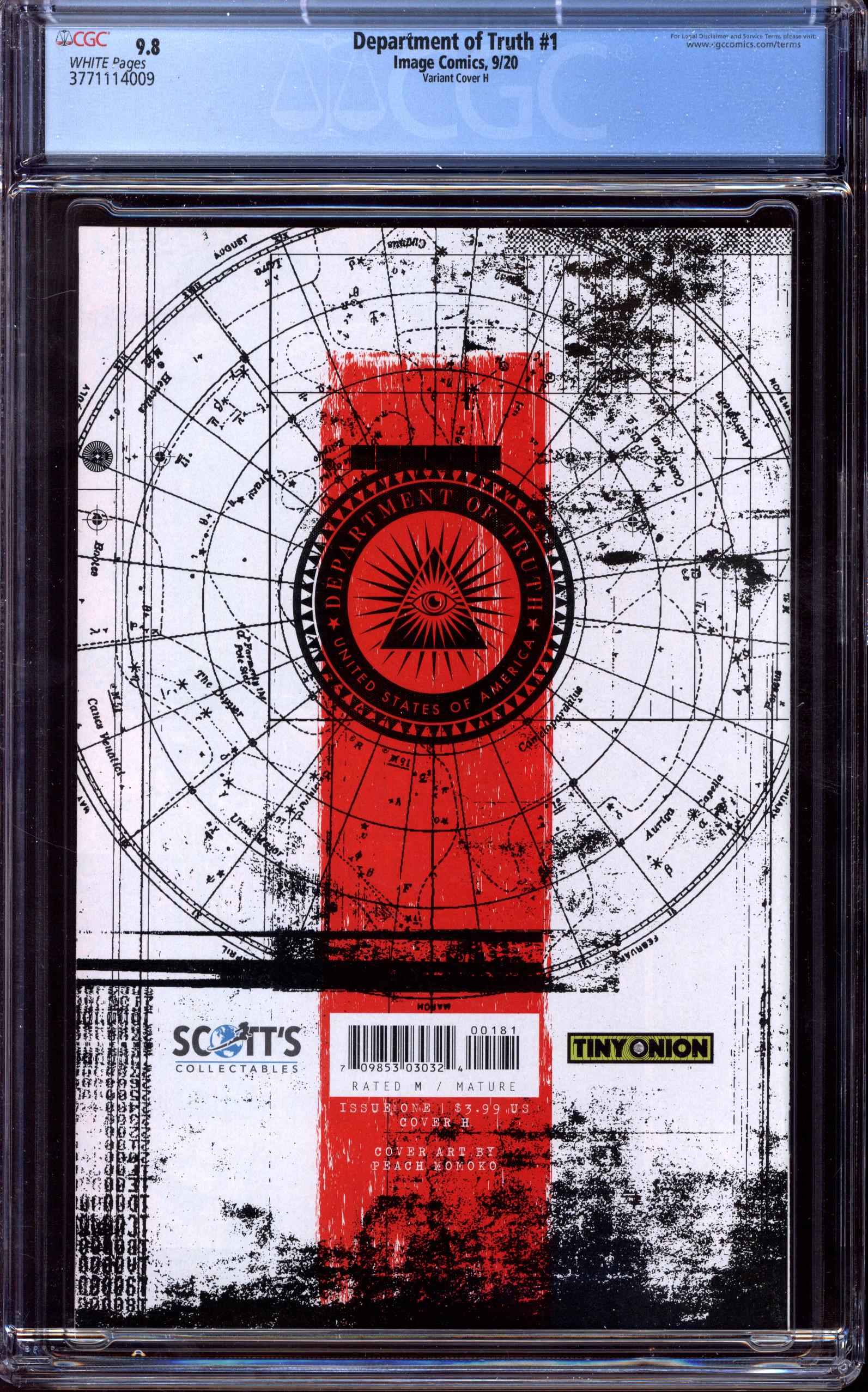 DEPARTMENT OF TRUTH Back Cover