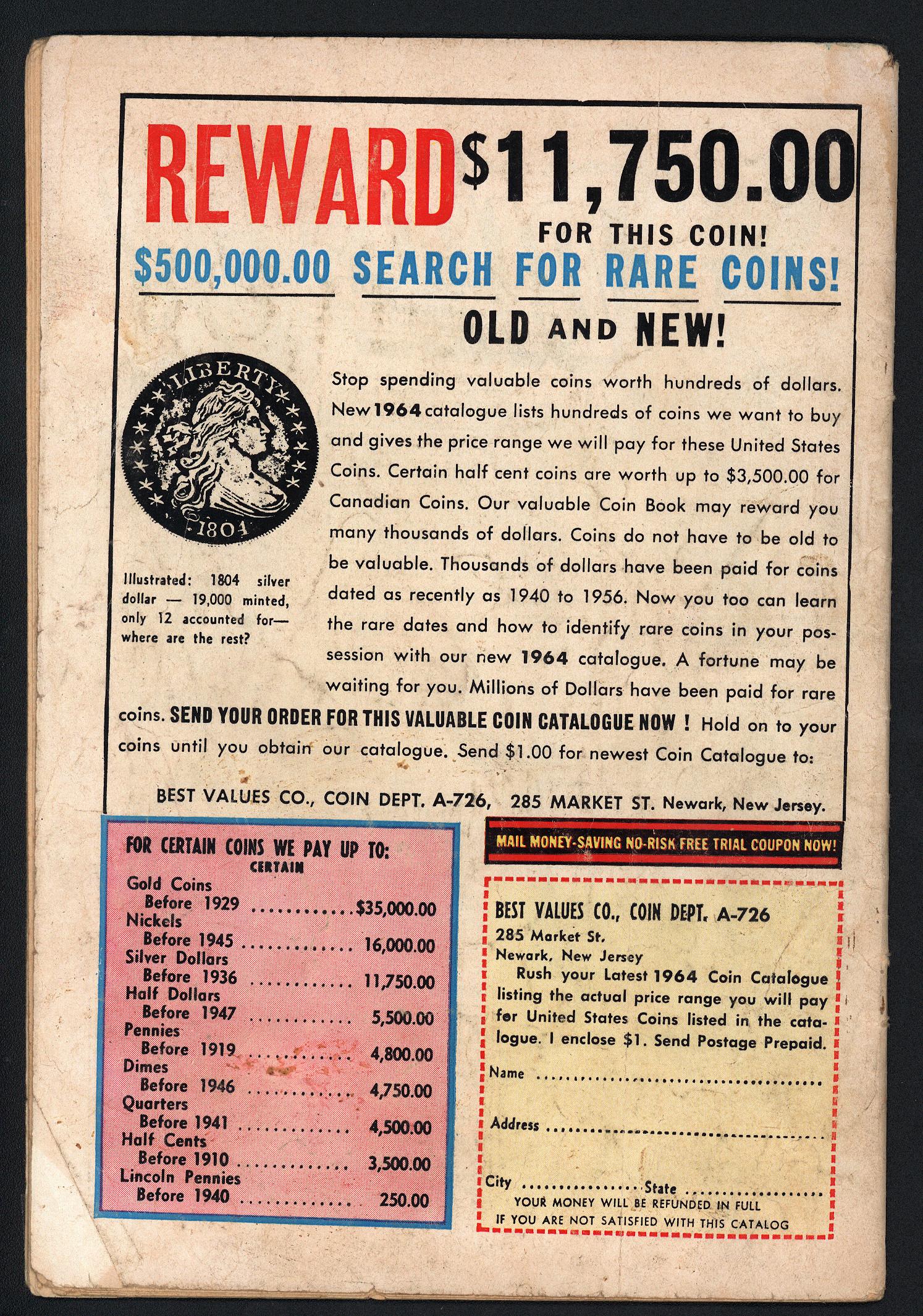 METAL MEN Back Cover