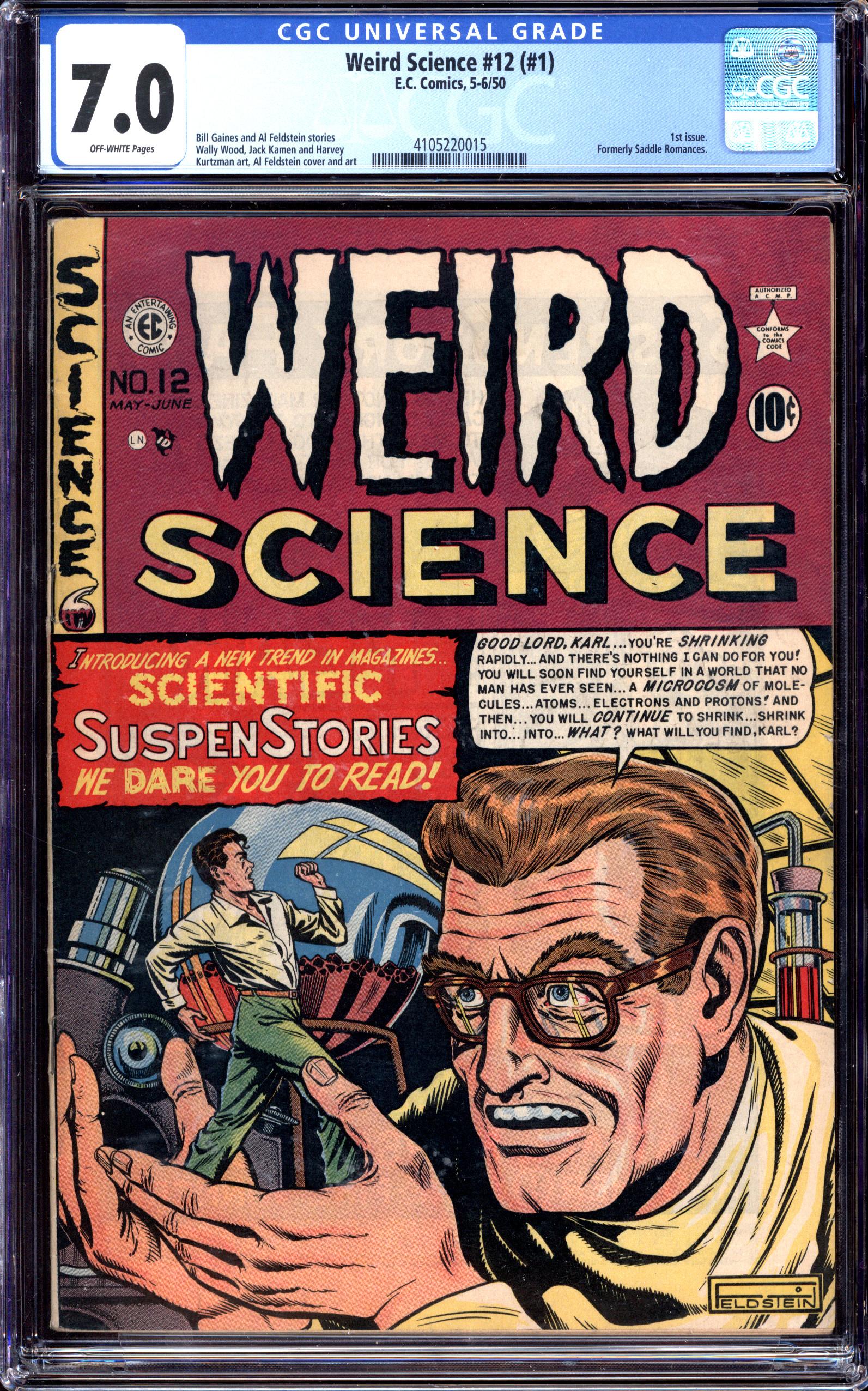 WEIRD SCIENCE Front Cover