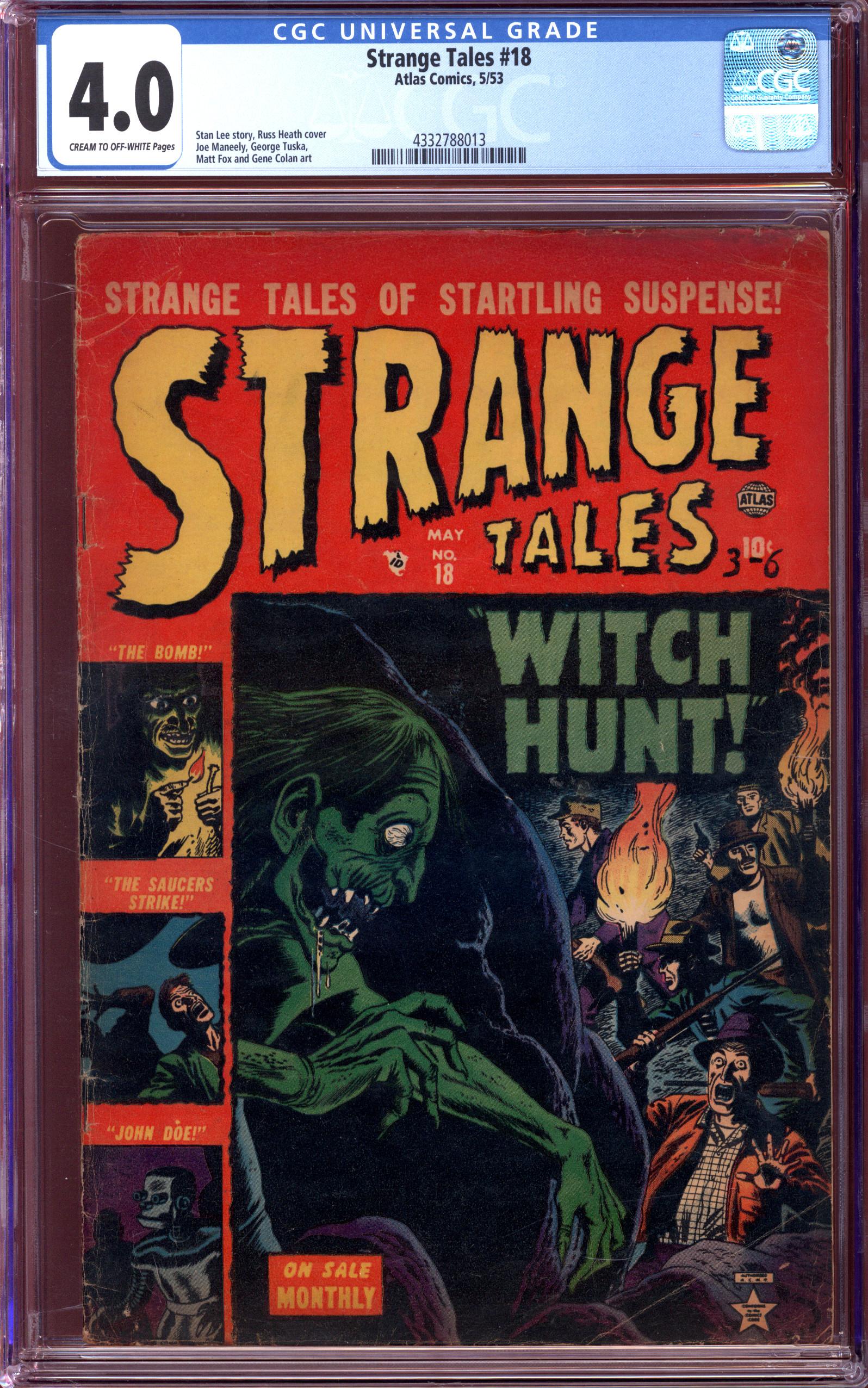 STRANGE TALES Front Cover